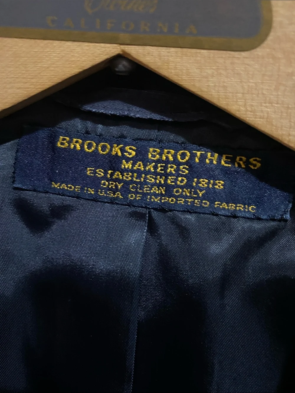 Brooks Brothers Classic Navy Blazer with Patch Pockets